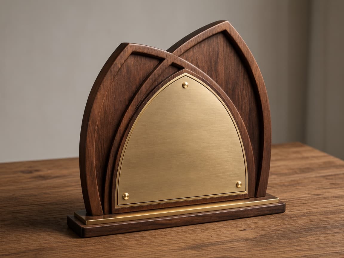 Church Service Plaque design concept, reverse side