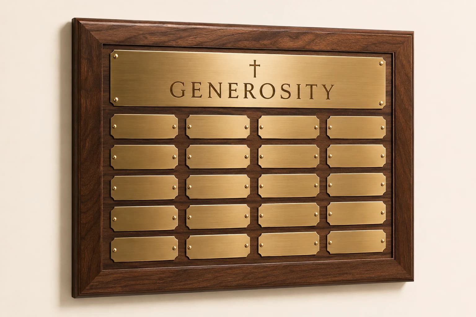Perpetual Church Donor Board original design concept