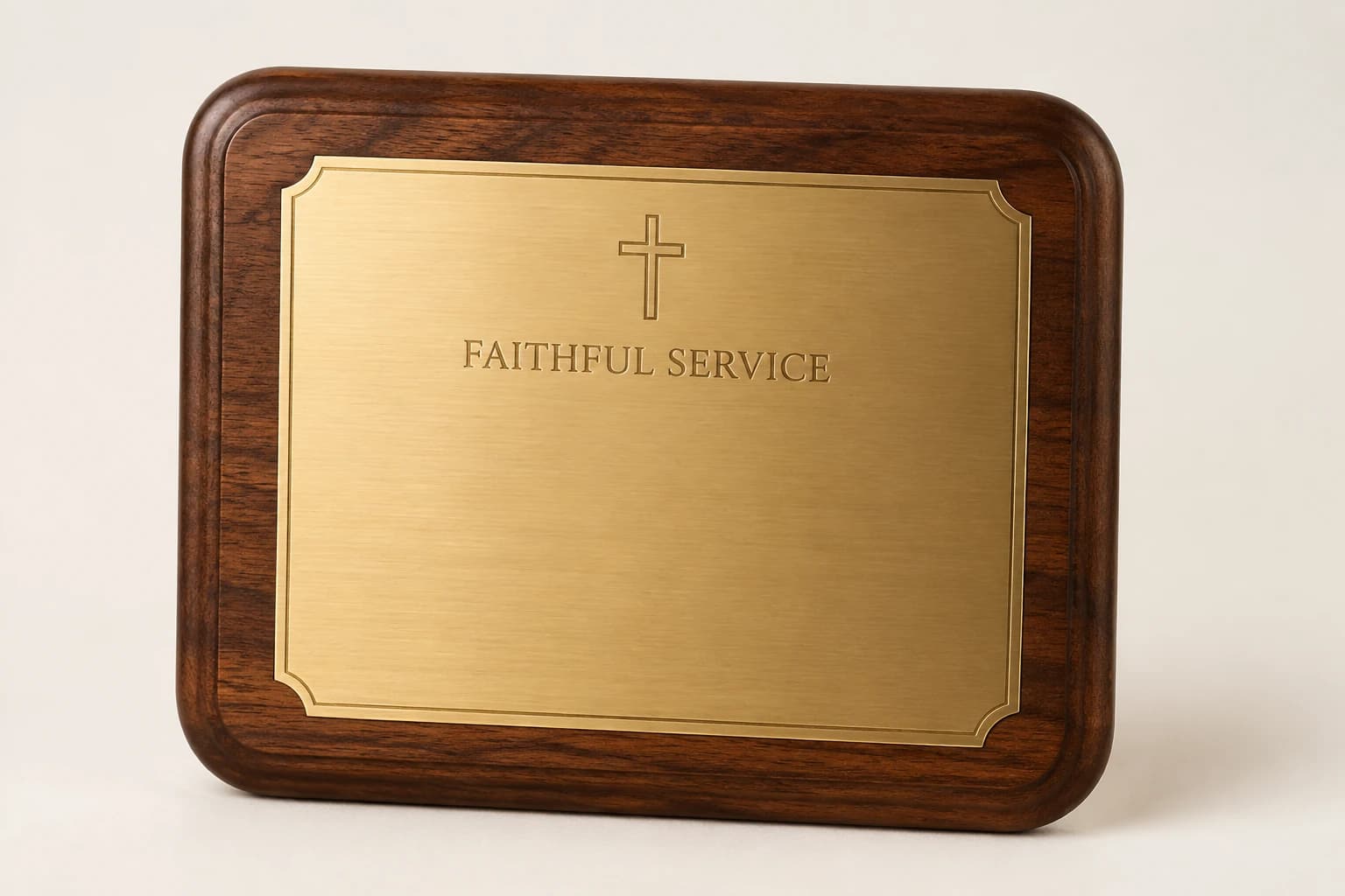Years of Ministry Service Plaque original design concept